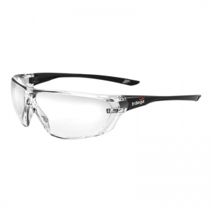 UCi Traega Ledro Anti-Scratch Clear Wraparound Safety Glasses