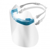 Boll CURA-F PFSCURFP02 Medical Face Shield With Temples and Buckles