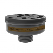 Portwest A2 Gas Filter with Universal Tread P906BKR (Pack of 6 Filters)