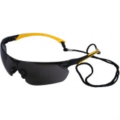 UCi Tiran Smoke Lens Safety Glasses with Yellow Arms S8012