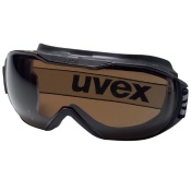 Uvex 9320223 Megasonic Brown Lens Scratch-Resistant Safety Goggles